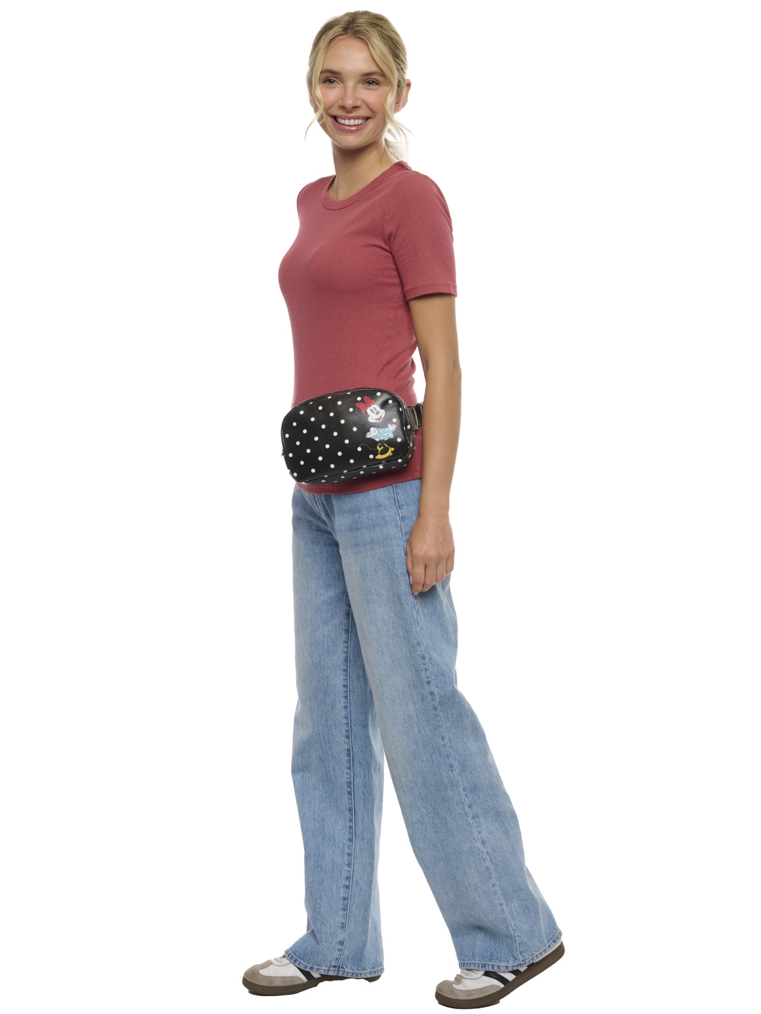 Women's Disney Minnie Mouse Belt Bag Fanny Pack Waist Bag Crossbody