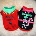 thumbnail image 2 of Camiseta para perros Estampado navideño Manténgase abrigado Algodón Estampado de letras Disfraz para perros Navidad - Negro S-Dontodent Kuyhfg Sin marca, 2 of 5