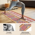 thumbnail image 4 of Pioneer Flower Floral Print Pattern Hot Yoga Mat Towel Non Slip for Hot Yoga - Quick-Drying Yoga Mat Cover with 4 Corner Pockets with Travel Bag - Hot Yoga Towel Non Slip 70"x26", 4 of 6