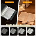 thumbnail image 3 of Flat Book Light with Smart Display,1200mAh Rechargeable Battery,3 Color Modes(White/Natural/Warm),Dimmable Brightness & Timer,Clip-On Full Page Panel Light for Night Reading, 3 of 8