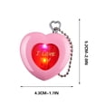 thumbnail image 3 of Rewenti Windproof Refillable Love Inflatable Lighter Keychain Pink Butane Open Flame Lighters for Key Chain Pendant Kitchen Candles, 3 of 5