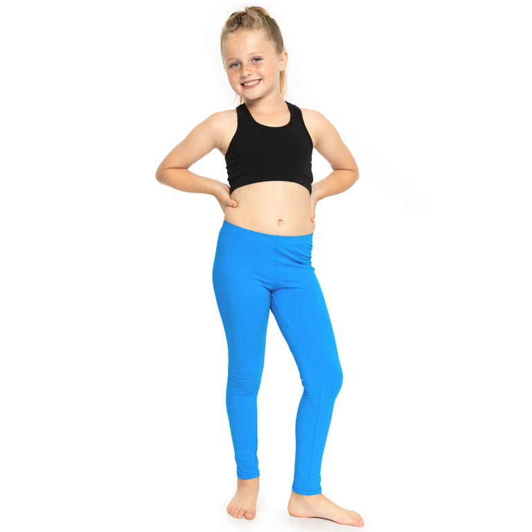 Stretch Is Comfort Girl's Metallic Mystique Leggings Shiny and