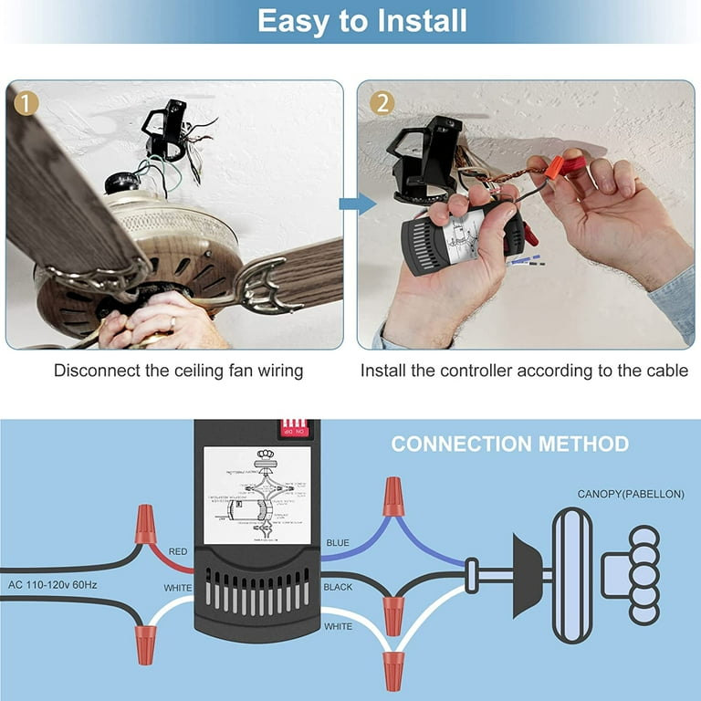 Hunter Ceiling Fan Receiver Replacement Shelly Lighting