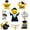 Congrats grad foil balloons, variant on Graduation Caps Foil Balloons 2Pcs Giant Self Standing Balloons for Class of 2026 Graduation Party Decoration Supplies