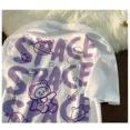 thumbnail image 3 of Camiseta Harajuku de gran tamaño para mujer, camiseta con estampado de oso Kawaii, ropa informal holgada de manga corta Harajuku, Tops para mujer, 3 of 5