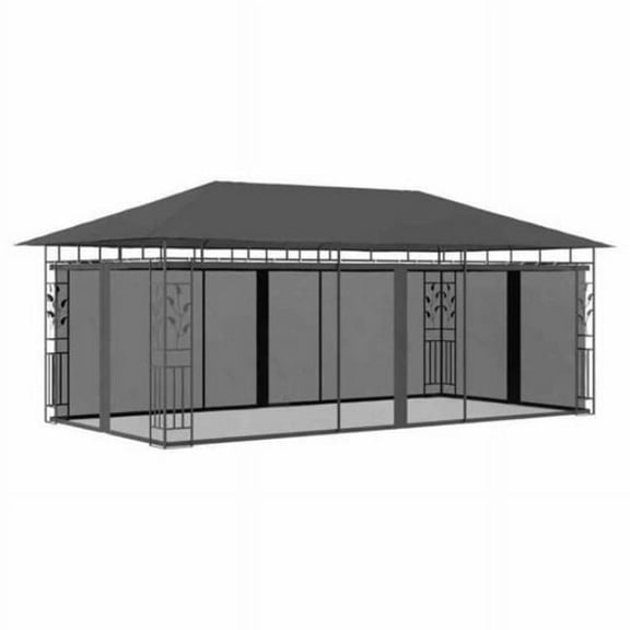 OnlineGymShop CB21735 Outdoor Patio Gazebo with Mosquito Net