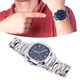 thumbnail image 3 of Reloj Clásico De Hombres, Hombres Impermeables Con Correa De Acero Inoxidable Miran Lente De Alta Dureza Tiempo Preciso A Prueba De Rasguños De Moda Para La Oficina, 3 of 7