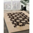 thumbnail image 2 of Ahgly Company Indoor Round Mid-Century Modern Brown Oriental Area Rugs, 7' Round, 2 of 6