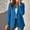 Blue, variant on Sentmoon Women's Blazersand Suit Jackets Solid Color Long Sleeve Lapel Button Down Blazer Jacket Business Casual Suit Coat for Office