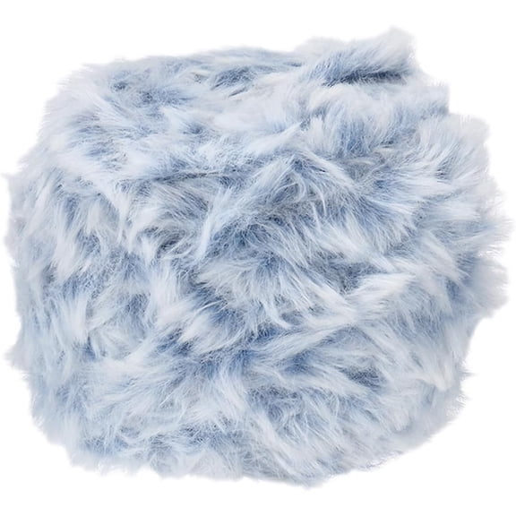 35yds 50g Faux Fur Yarn, Fuzzy Yarn Crochet Fluffy Yarn Soft Chunky Polyester Plush Fur Eyelash for Crocheting Knit Blanket Rug Sweater Scarf Hat Bear Craft