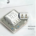 thumbnail image 4 of Wall Mount Volume Control Knob, Lossless Sound Five Position Tuning Wall Plate  Knob Volume Controller, For Home Speakers, 4 of 8