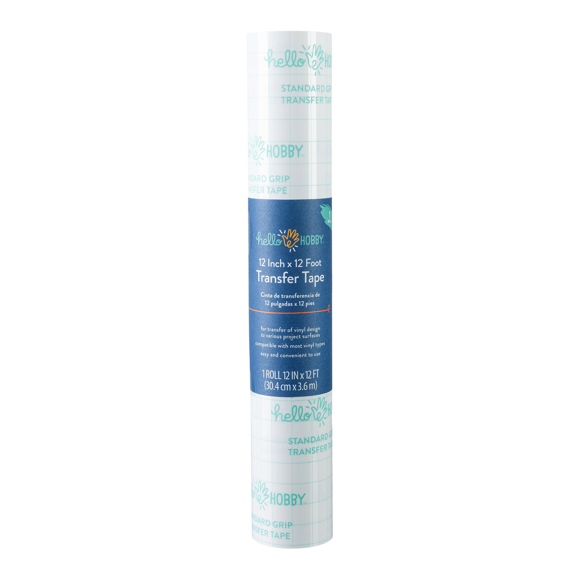 (3 pack) Hello Hobby 12" x 12' Clear Transfer Tape Roll