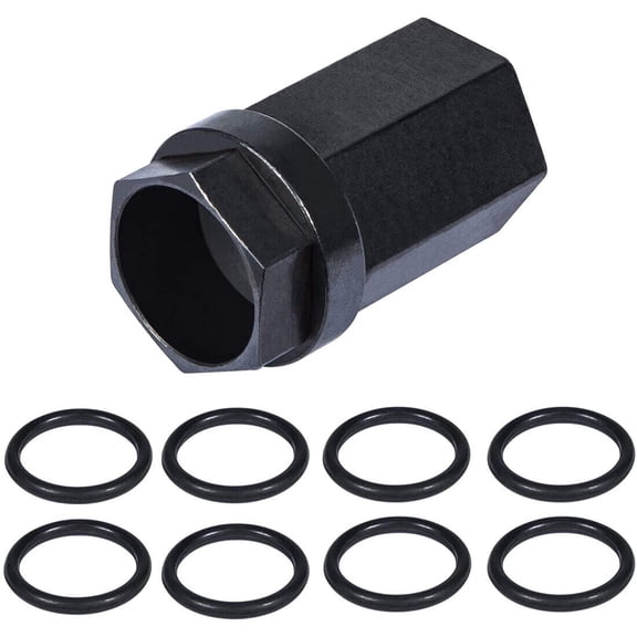 9Pcs/set Oil Rail Ball Tube O-Ring Kit Nipple Cup Socket For 03-07 Ford 6.0L