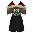 thumbnail image 5 of Cold Shoulder Tops for Women Floral Print Short Sleeve Shirts Dressy Casual Sexy Tops Round Neck Tees Blouses, 5 of 5