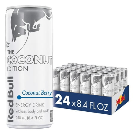 Red Bull Energy Drink  Coconut Edition  Coconut Berry  8.4 Fl Oz (24 pack)