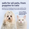 thumbnail image 5 of Petpost Tear Stain Remover Wipes - 100 Pre-Soaked Cotton Pads - Gentle Eye Crust Cleanser for White Fur Dogs & Cats - Chemical & Bleach Free, 5 of 10