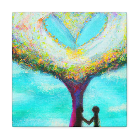 Love Tree Abstracted - Canvas