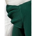 thumbnail image 7 of Suealasg Toddler Girl Fall Outfits 1T 2T 3T 4T 5T Long Sleeve Ribbed Tops High Waist A-Line Skirt 2Pcs Little Girl Winter Clothes, 7 of 7