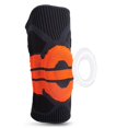 thumbnail image 3 of Rodilleras de apoyo shaofei Para meniscos con almohadillas de gel 2XL negro y rojo, 3 of 4