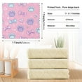 thumbnail image 3 of 6PCS Dish Towels and Dish Cloths Reuseable Dishcloths Sets for Washing Dishes, Cooking, Baking Size 11" x 11" Dog Paw Prints and Bows, 3 of 9