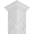 thumbnail image 4 of Ekena Millwork 10"W x 10'H Craftsman Classic Square Non-Tapered Large Marrakesh Fretwork Column w/ Crown Capital & Crown Base, 4 of 8