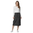 thumbnail image 4 of Adar Universal Scrub Skirts For Women - Mid-Calf Drawstring Scrub Skirt, 4 of 7