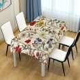 thumbnail image 4 of Yayeee Tablecloths 60" x 60" Rectangle Wrinkle Resistant Party Table Cover, Beige Floral, 4 of 8