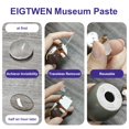 thumbnail image 5 of 12oz Clear Museum Paste, Museum Glue Clear Removable, Excellent Adhesion, Reusable, Disassembles Without Marks, Suitable for Surfaces of Metal, Ceramics, Glass, Plastics, and Wood, 5 of 8