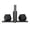 Black Orb 10 lbs Solid Square S/2 6"W, 6"H, variant on CosmoLiving by Cosmopolitan 6" Cube Geometric 10 lbs White Marble Bookends (Set of 2)