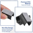 thumbnail image 4 of 6pcs Cubierta para Patas de Silla con Almohadilla de Fieltro, Protectores de Piso para Tubos de Silla en Forma de U, Ajuste para Patas Metálicas de 22 mm de Diámetro, Negro, 4 of 6