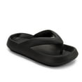 thumbnail image 5 of Luxtrada Flip Flops Summer Casual Thong Slippers Outdoor Beach Sandals EVA Flat Platform Comfy Shoes Women Couple Thick Soled Soft Leisure Anti-Slip Flip Flops, 5 of 10
