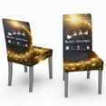 thumbnail image 3 of Guanhe Stretch Removable Washable Dining Room Chair Protector Slipcovers Christmas Decoration/Home Decor Dining Room Seat Cover, 3 of 5