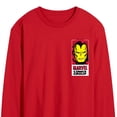thumbnail image 3 of Marvel Iron Man - Invincible Oversized - Men's Long Sleeve Graphic T-Shirt, 3 of 5