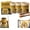 3PC, variant on Gold Acrylic Paint Metallic,150g Water-based Liquid Gold Leaf Paint,Non Toxic, Non Fading Gold Paint For Metal, Wood, Clay, Fabric,Furniture,Crafts, Home Décor