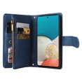 thumbnail image 4 of Allytech Galaxy A53 5G Case, Samsung A53 5G Case Wallet, With Shoulder Strap Cards Slots Zipper Wallet Stand Flip Protective Shell Cover for Samsung Galaxy A53 5G 6.5" - Blue, 4 of 7