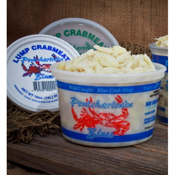 Pontchartrain Lump Crab Meat 16 Oz
