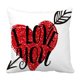 thumbnail image 1 of Funda de Almohada ABPHQTO Te Amo Letras Feliz Día de San Valentín Protector 45x45 cm, 1 of 1