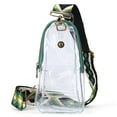 thumbnail image 3 of Sac Banane Transparent en PVC Sac Banane de Hanche Clair Sac à Main pour Dames Sac à Main (Rose), 3 of 10