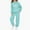 Light Blue, variant on Eltusu Girls Winter Outfit Sets, Graphic Long Sleeve Warm Elastic Waist Hoodies and Sweatpants Sets Green Size 2-13T