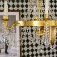 thumbnail image 2 of Crystorama Maizey 6 Light Antique Gold Chandelier - 28"W x 33.5"H x 28"D, 2 of 9