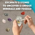 thumbnail image 3 of Kit de excavación MindWare Dig It Up! Fósiles y minerales, 3 of 8