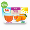 Dole Fruit Bowls Mandarins in Orange Gel, 4.3 Oz Bowls, 4 Cups of Fruit in Gel