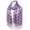 Purple, variant on Scarf - Fleur De Lis Print Shawl - Purple Color - SF-SHL1704PL