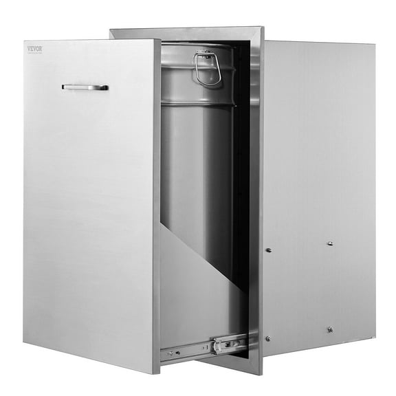 Stainless Steel Pull Out Trash Drawer