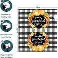 thumbnail image 4 of Fall Magnetic Mailbox Covers Standard Size 18x21 Inch Thanksgivng Welcome Pumpkin Mailbox Covers Autumn Wreath Mailbox Post Cover Buffalo Plaid Mailbox Cover Wrap Decor for Home Outside Garden Yard, 4 of 6