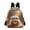 Lovely Ghost on Pumpkin, variant on JIALIOU Mini Backpack Purse for Women Quilted Casual Daypack Small Travel Shoulder Bag, Lovely Ghosts Sit on Pumpkins