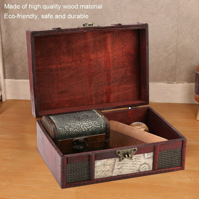 Storage Box,Vintage Wooden Storage Box Wooden Storage Box Vintage Wooden Storage Box Meticulously Designed