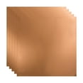 thumbnail image 1 of FASÄDE Flat Decorative Vinyl 2ft x 2ft Lay in Ceiling Panel in Polished Copper (5 Pack), 1 of 5