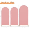 thumbnail image 6 of SUKAIKEQA Wedding Arch Cover 6.6FT Arch Backdrop Cover Spandex Fitted Arch Cover for Round Top Chiara Backdrop Stand Covers for Wedding Birthday Party Baby Shower Banquet Ceremony Decoration, 6 of 6
