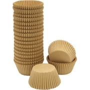 Clearance! JATOK 500-Count Food Grade Natural Greaseproof Paper Cupcake Liners Muffin Baking Cups Standard Sized